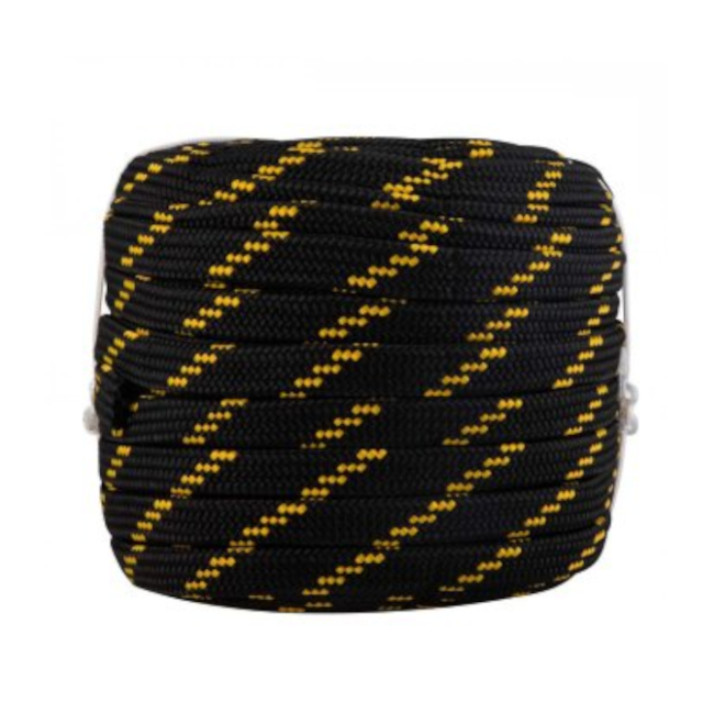 Corda Chata para Cabresto 20mmx50m em Polipropileno Preta e Amarela 8054020050 VONDER-5011262d-0017-4aa1-bc06-e26f6818b445