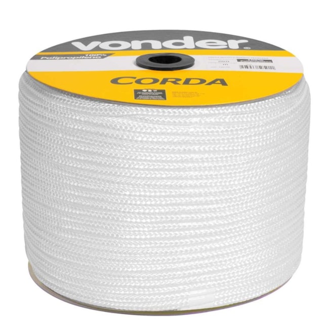 Corda Multifilamento Trançada 10,0mm x 190m Branca Carretel 190metros 8053010176 VONDER-2cf808cb-37bc-4876-b98d-61885ea7ae15