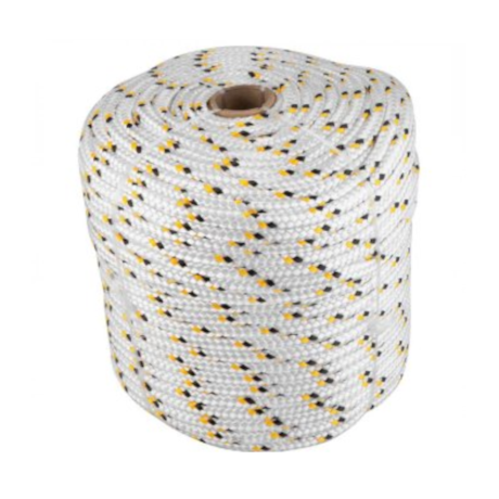 Corda Multifilamento Trançada 10mmX220m Branca com Detalhes Amarelo e Preto 8053102200 VONDER-11a06eed-7d32-4ca5-8fd9-49cc83d58439