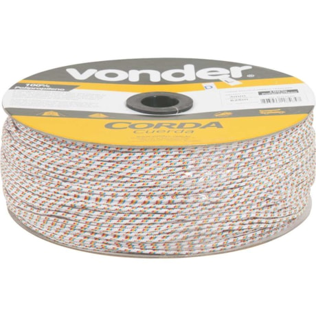 Corda Multifilamento Trançada 3mmX625m Cores Diversas 8053003625 VONDER-a08e198d-3bd3-4631-b6fc-33defef7c81b