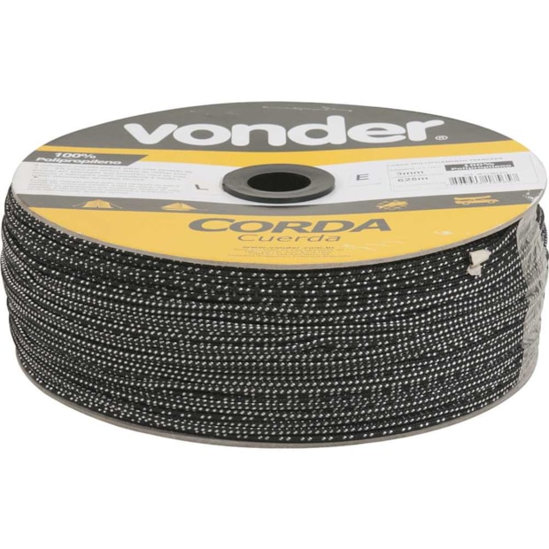 Corda Multifilamento Trançada 3mmX625m Cores Diversas 8053003625 VONDER-873d48be-fc9e-4c8c-a7f7-50a34a12c849