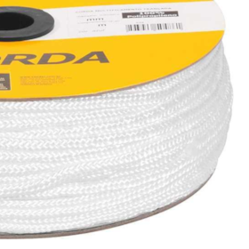 Corda Multifilamento Trançada 5mmX250m Branca 8053522500 VONDER