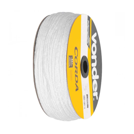 Corda Multifilamento Trançada 5mmX250m Branca 8053522500 VONDER-ef13d032-a5ff-4b66-8a99-508ecc69d7a8