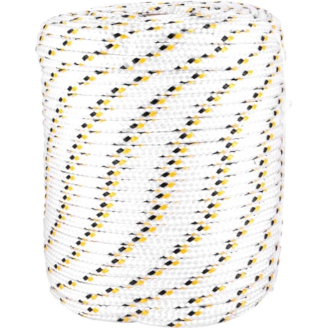 Corda Multifilamento Trançada 8mmX110m Branca com Detalhes Amarelo e Preto 8053081000 VONDER-5290182c-7c4b-4bd8-8f95-442e8b2d335a