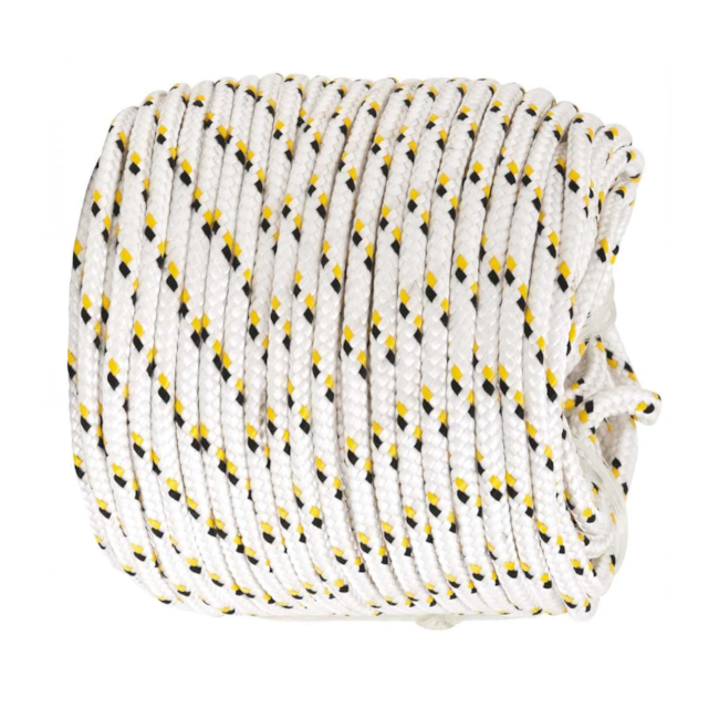 Corda Multifilamento Trançada 8mmX50m Branca com Detalhes Amarelo e Preto 8053080500 VONDER-602f4361-f735-4ee1-959a-53c0ebbe173a