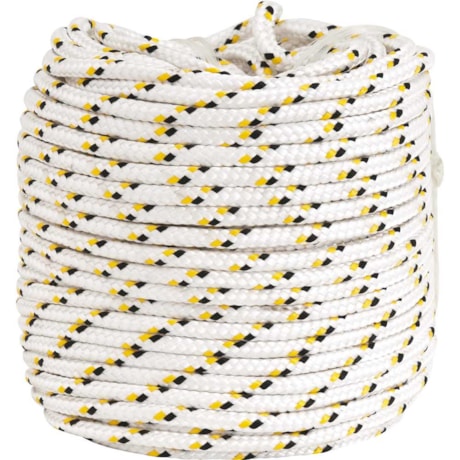 Corda Multifilamento Trançada 8mmX50m Branca com Detalhes Amarelo e Preto 8053080500 VONDER-ee8f0ae9-d39f-4b98-935a-cd21f298a4b2