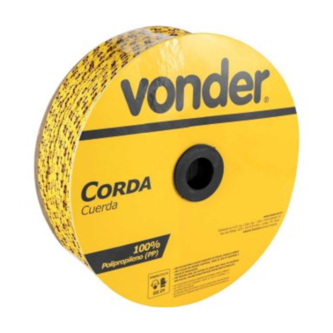 Corda Polipropileno Trançada 4mm Multicor 8053004360 VONDER - VENDIDO POR METRO-84d0515f-1ec7-4840-aea1-c5027f5ae225