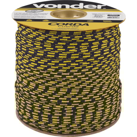 Corda Polipropileno Trançada 8mm Multicor 8053082640 VONDER - VENDIDO POR METRO-ff2c0aa1-7d96-469a-aacb-749d1c625836