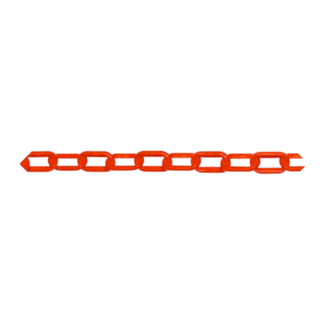 Corrente Plástica Laranja Elo Pequeno 5 Metros 700.10812 PLASTCOR-cc0a3aec-2a04-484b-918c-f84e5a1662ac