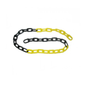 Corrente Plástica Preta/Amarela Elo 8mm por Metro 012504412 CARBOGRAFITE