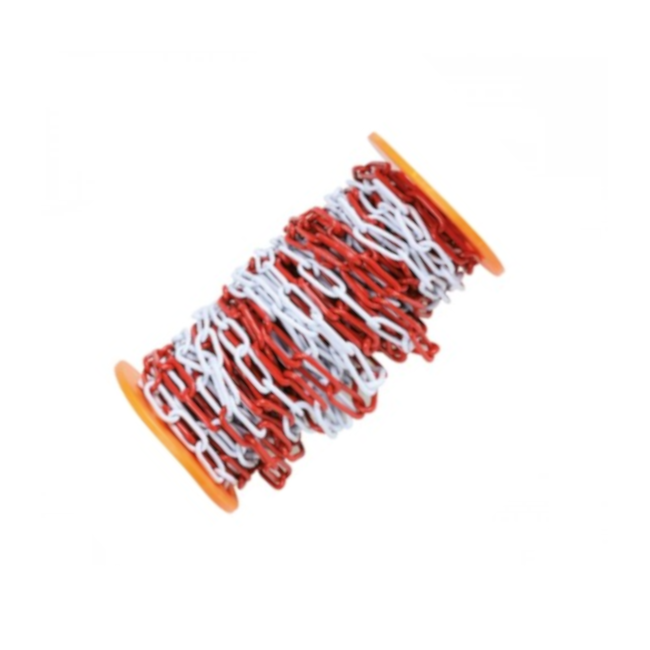 Corrente Sinalização 5.0mm Rolo 30MT Vermelho/Branco Galvanizado 8129 ROBUR-eada39f8-8b16-4487-9215-3d8178751d8f