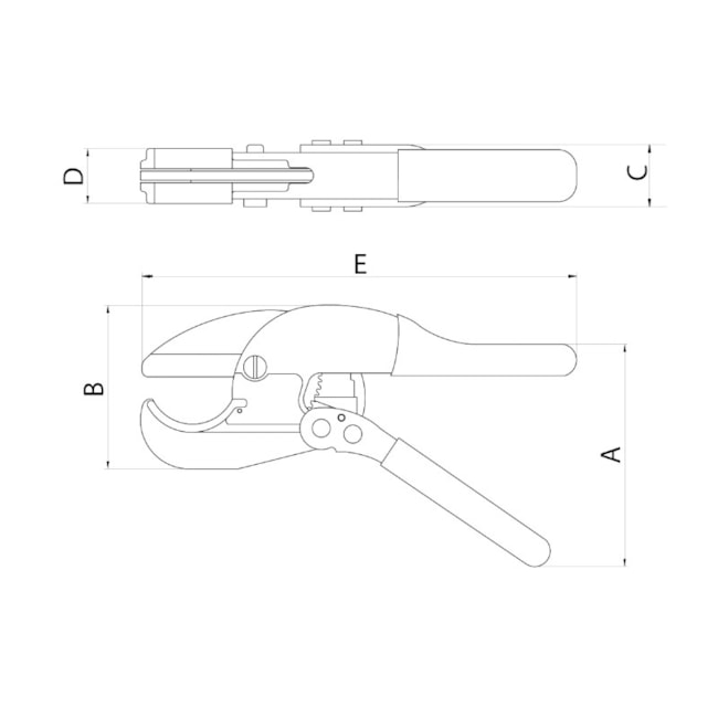 Corta Tubos de PVC 42mm 44059/142 TRAMONTINA PRO-f921f794-9713-44a0-9c4f-f78fb714d26b