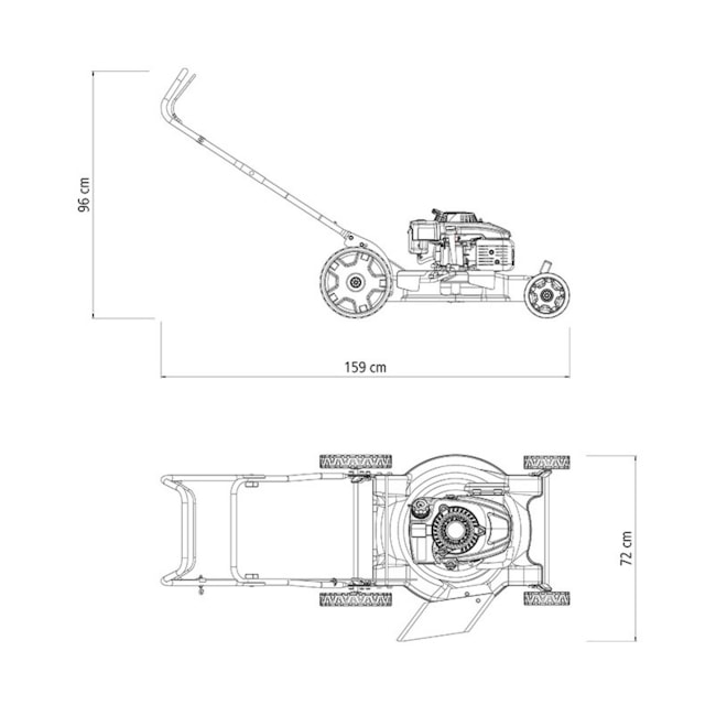 Cortador de Grama a Gasolina 6.0hp 50cm com Saída Lateral 79762601 TRAMONTINA-9a4bb76b-8fac-410f-9f64-67123079dfc4