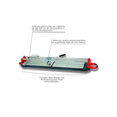 Cortador de Pisos e Azulejos 125cm New Master + Disco Diamantado Turbo Porcelanato 60863 CORTAG-eb2cf262-3380-4fce-b4f9-bd09aff99274