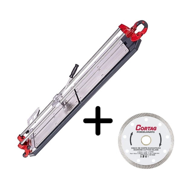 Cortador de Pisos e Azulejos 125cm New Master + Disco Diamantado Turbo Porcelanato 60863 CORTAG-8b127837-131f-46ad-a092-e36029e3c25f