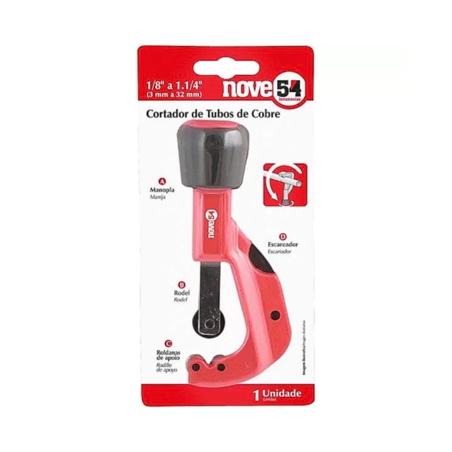 Cortador de Tubos Cobre 1/8” à 1.1/4” 3560018114 NOVE54-e5d3e519-8108-4ffe-a0da-bdb93dc44f33
