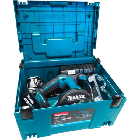 Cortadora de Metal 150mm 2 Baterias 18V 4.0Ah Carregador Bivolt e Maleta DCS551RMJ MAKITA-13ecfd14-88a4-4af2-9dca-786c4b852b85