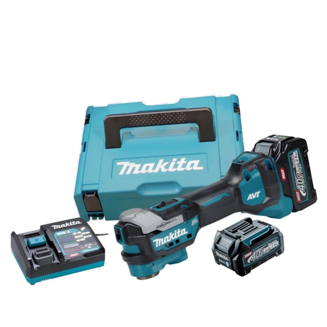 Cortadora Multi Função 40V com 2 Baterias 2.5Ah Carregador Bivolt e Maleta TM001GD201 MAKITA-282ca6e3-7809-4b9b-9866-17ca07babfc3