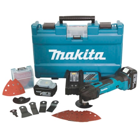 Cortadora Multifunção 18V com 2 Baterias 5.0Ah Carregador 110V/220V com Maleta DTM51RFEX2 MAKITA-22fd30f7-15a4-46ac-9252-1f0917aa32ca