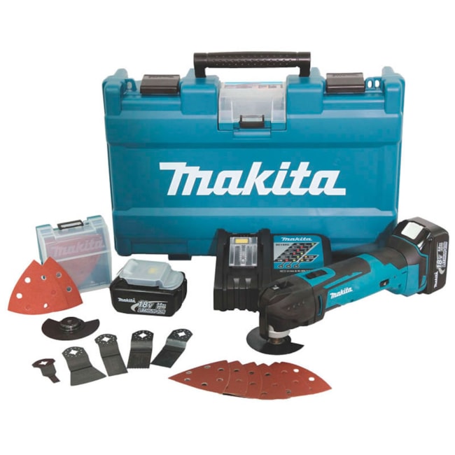 Cortadora Multifunção 18V com 2 Baterias 5.0Ah Carregador 110V/220V com Maleta DTM51RFEX2 MAKITA-03739bce-df18-49eb-bdc9-82bebdb9e833
