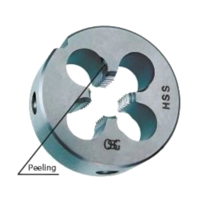 Cossinete Manual HSS M M12 x1,75mm c/ Peeling Din 223B 105/8 OSG-90d59c2e-f32e-4d37-84a7-5a3929bf2cc9