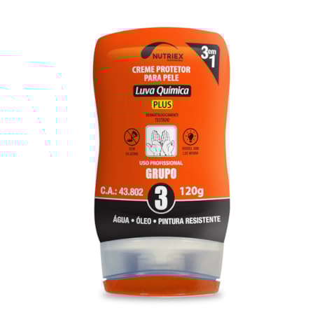 Creme de Proteção para Pele Grupo 3 120gr CA 43802 64709 NUTRIEX