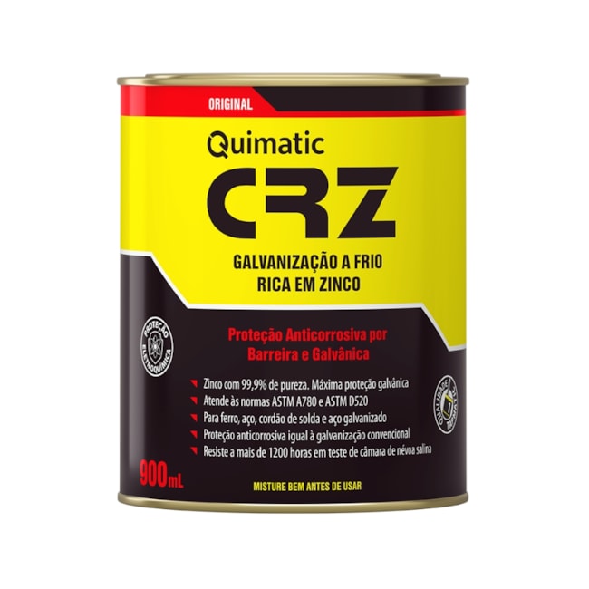 CRZ Galvanização a Frio 900ml DB2 QUIMATIC-15f77f7d-9c04-46ce-ab3e-1100f7f64fcc