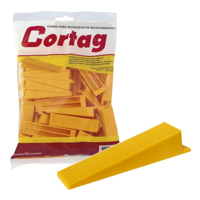 Cunha de Nivelamento de Pisos e Porcelanatos 50 pçs 60694 CORTAG-f138e93e-dc1b-44e7-9322-ca6d41c42521