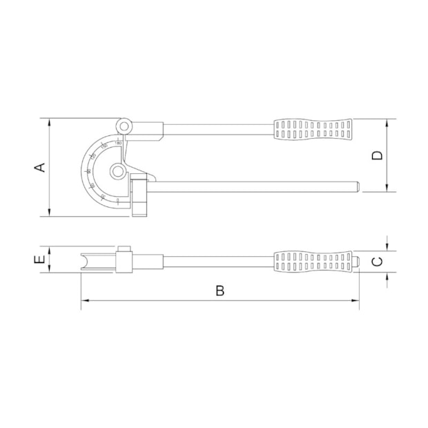 Curvador de Tubo 1/2