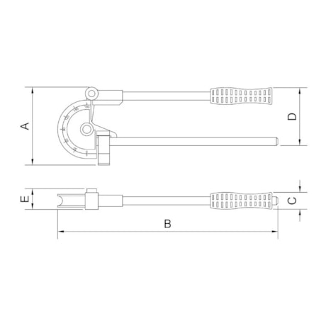 Curvador de Tubo 3/8