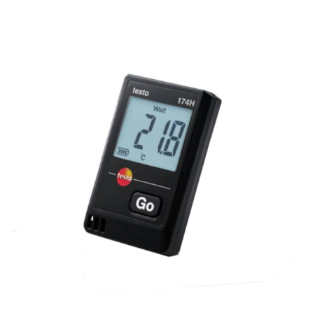 Data Logger para Temperatura/Umidade -20 a +70 °C 174H TESTO