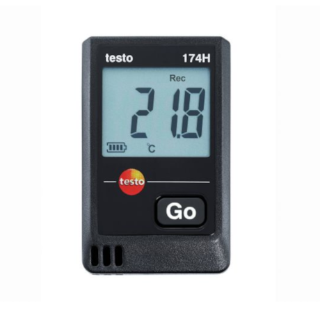 Data Logger para Temperatura/Umidade -20 a +70 °C 174H TESTO