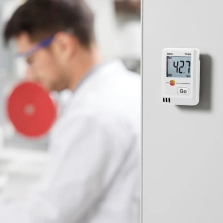 Data Logger Temperatura / Umidade com Bluetooth e Aplicativo -20 a 70C / 0 a 100% TESTO 174H BT TESTO-ec447504-b9a2-4ccc-aa6d-461d36232410
