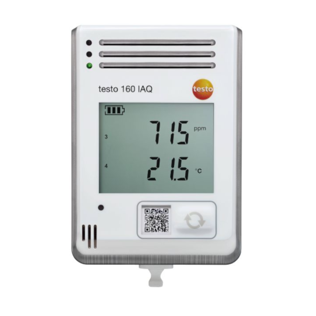Data Logger Wifi para Temperatura/Umidade/CO2/Pressão Atmosférica 160 IAQ TESTO-4696314b-ce19-4b82-8662-bcaf344f8f32