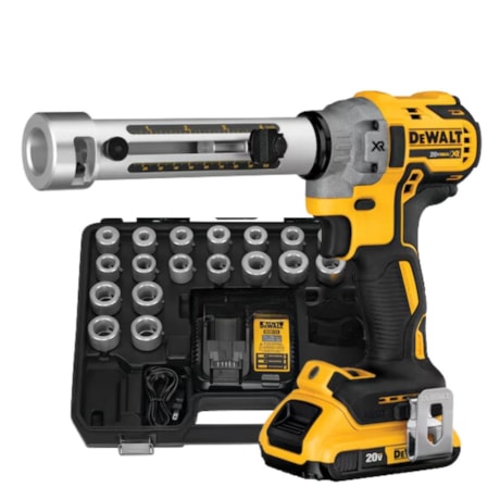 Decapador de Cabos 750MCU 20V 2.0Ah com Bateria Carregador Bivolt e Acessórios DCE151TD1 DEWALT