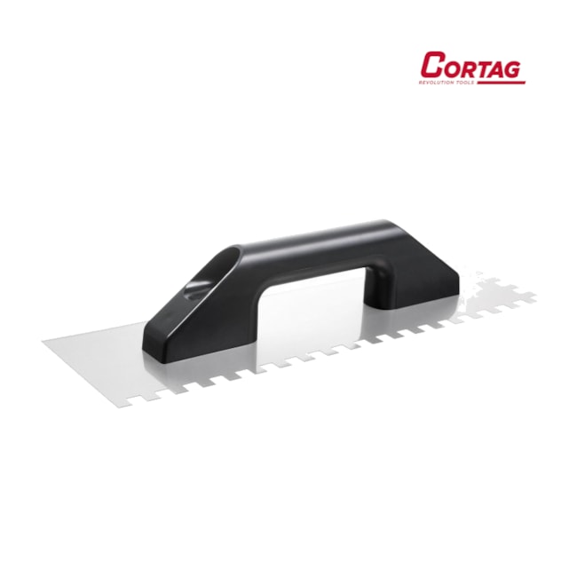 Desempenadeira de Aço Dentada 10MM X 10MM X 380MM Cabo Plástico 60998 CORTAG-7a35838e-2f85-446e-bb39-ec5738c9eace