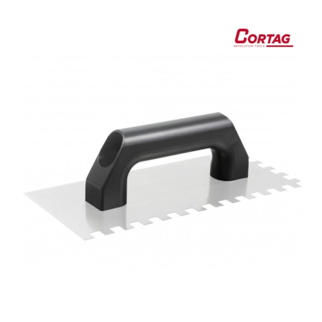 Desempenadeira de Aço Dentada 6X6MM 25 X 12CM Cabo Plástico 60959 CORTAG-54210905-f0d0-4064-b0fc-3a68558a6758