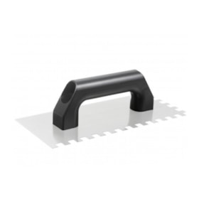 Desempenadeira de Aço Dentada 6X6MM 25 X 12CM Cabo Plástico 60959 CORTAG