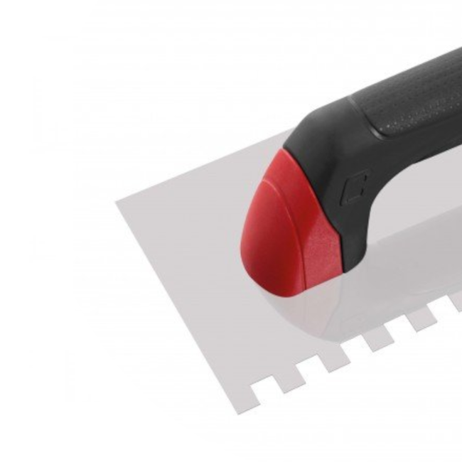 Desempenadeira de Aço Inox Dentada 10mm x 10mm Cabo Fechado Emborrachado 61783 CORTAG-ab7e4232-dec3-4571-928a-33efb2429e3a