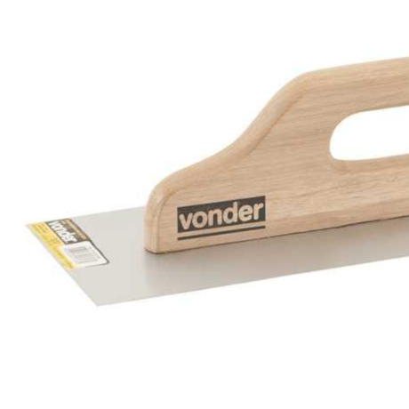 Desempenadeira de Aço Lisa 120mm x 480mm Cabo de Madeira 3328012480 VONDER-3d2f1634-16f4-4041-857a-3291742dc6a7