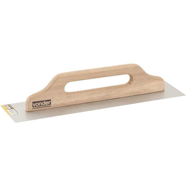 Desempenadeira de Aço Lisa 120mm x 480mm Cabo de Madeira 3328012480 VONDER-db432125-693a-413a-a93b-221219cf214c