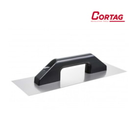 Desempenadeira de Aço Lisa 48CM X 12CM Cabo Plástico 60997 CORTAG