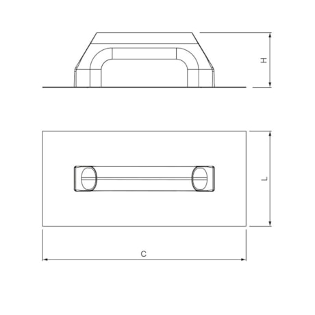 Desempenadeira de Aço Lisa Cabo Plástico 250x120 mm 60.962 CORTAG