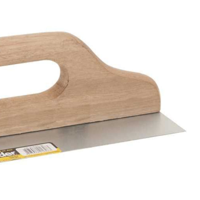 Desempenadeira de Aço Para Gesso 310mm x 120mm Cabo de Madeira 3328310120 VONDER-57dd775d-17db-4640-b827-39830cef65bf