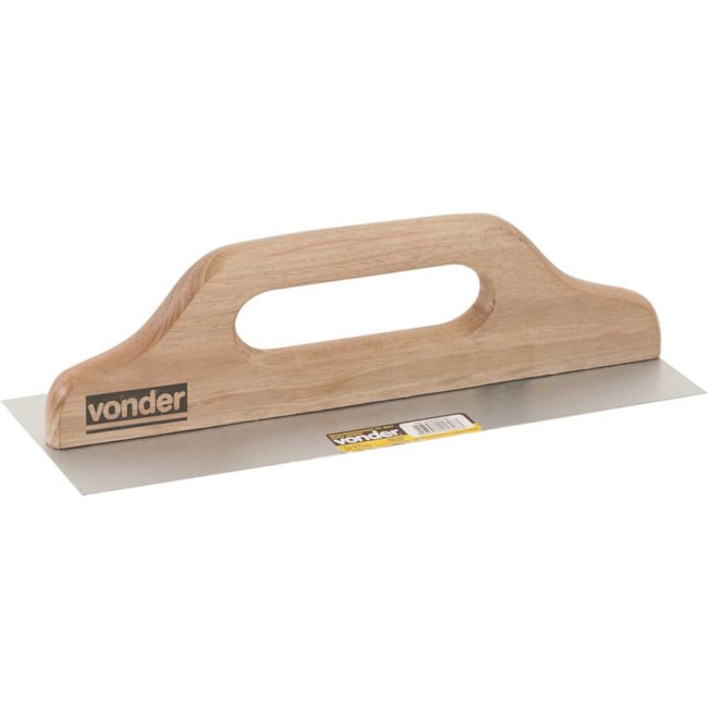 Desempenadeira de Aço Para Gesso 310mm x 120mm Cabo de Madeira 3328310120 VONDER-cd13a4bc-86ad-42ef-a09d-ac0df4e0bae0