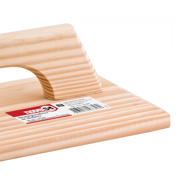 Desempenadeira de Madeira 140mm x 260mm com Cabo Fechado 3327142604 NOVE54-90b302fe-3f17-45bd-84d8-215d04c35270