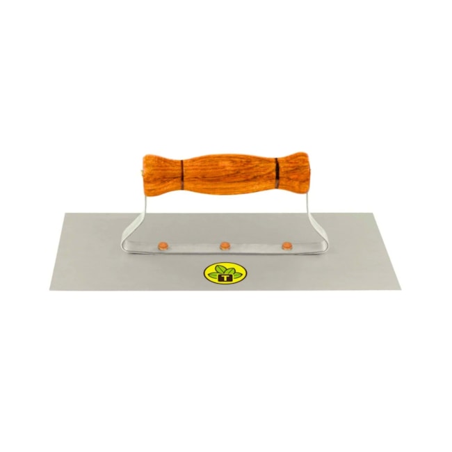 Desempenadeira Metálica Base Lisa 12CM  X 24CM sem Dentes Cabo de Madeira 77371120 TRAMONTINA-03f0bc7f-8cbf-4b35-82a2-65ef2a0c1be5