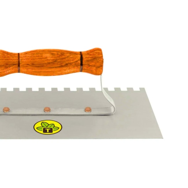 Desempenadeira Metálica Lisa 12CM X 24CM com Dentes Cabo de Madeira 77371125 TRAMONTINA-4eb34890-94d4-4ad6-abe9-56feaee40115