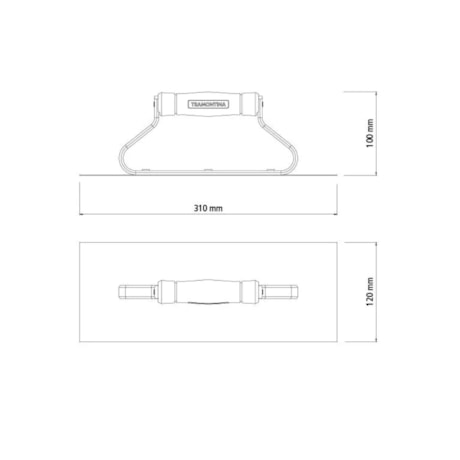 Desempenadeira Metálica Lisa 12CM X 31CM Para Gesso Cabo de Madeira 77374120 TRAMONTINA-c08afd1e-d3f3-430b-a606-0e5202dedcb7