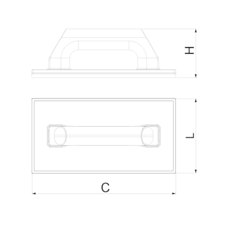 Desempenadeira Plástica 14cm x 27cm com Base EVA 60655 CORTAG-28ea413e-18cc-48f6-bd69-a2b6ff87715f